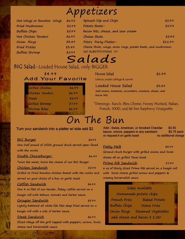 Menu Cover
