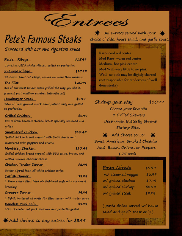 Menu Cover